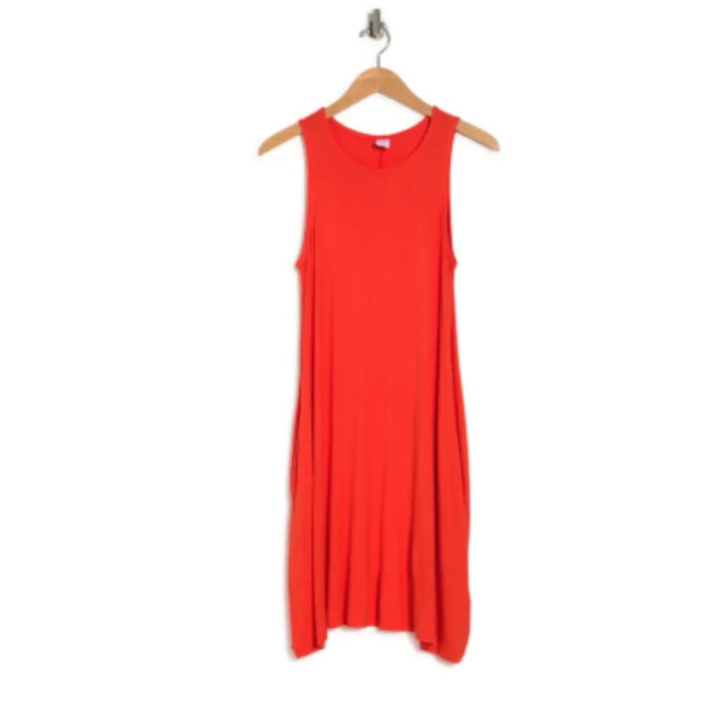 Melrose and Market Swing Dress With Pockets In Red Grenadine Size XS - NWOT